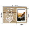 MDF Photo Frame DJEW-WH0036-001-2