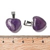 Natural Amethyst Pendants G-I311-A18-3