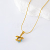 3Pcs Stainless Steel Small Sea Turtle Pendant Beach Vacation Necklaces for Women MI4557-4