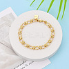 Brass Chain Bracelets BJEW-N032-03G-1