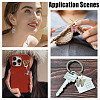 24Pcs 12 Styles Butterfly Alloy Enamel Pendant Locking Stitch Markers HJEW-HY00112-5