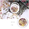 Aluminum Alloy Cabochons & Rhinestone LS-MRMJ-WH0072-07-1