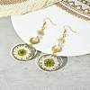 Brass Dangle Earrings EJEW-FS00017-8