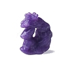 Natural Amethyst Carved Nine-tailed Fox Figurines Statues for Home Office Desktop Decoration PW-WGDB0BE-04-1