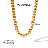 304 Stainless Steel Rectangle Link Chain Necklaces PW1815-2-2