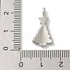 Anti-Tarnish 304 Stainless Steel Pendants STAS-Q334-28P-3