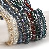 Electroplate Glass Beads Strands EGLA-D020-3x2mm-M2-2