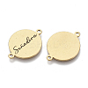 201 Stainless Steel Enamel Links connectors STAS-S079-144C-2