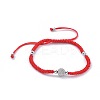 Adjustable Nylon Thread Braided Bead Bracelets BJEW-JB04665-03-1