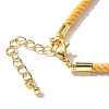 Nylon Milan Cord Necklace Making MAK-M028-01G-01-3