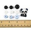 40Pcs 10 Styles Silicone Beads SIL-FS0001-27A-5