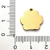 304 Stainless Steel Pendants STAS-H438-04G-02-3