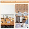 Acrylic Table Number Sign Tent Holder DIY-WH0430-644-6