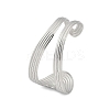 304 Stainless Steel Cuff Bangles for Women BJEW-B108-02P-4