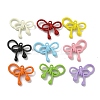 Spray Paint Alloy Pendants PALLOY-F312-34-1