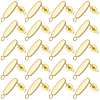 30Pcs 201 Stainless Steel Oval Stud Earring Findings STAS-BBC0010-07-7