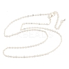 Brass Cable Chains Necklaces for Women NJEW-D302-47S-4