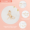 12Pcs 6 Style 201 Stainless Steel Laser Cut Pendants STAS-DC0006-37-4