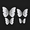 PVC Plastic Artificial 3D Butterfly Decorations LS-DIY-I072-02E-2