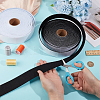 2 Rolls 2 Colors Self-adhesive Polyester Fabric DIY-BC0014-40-3