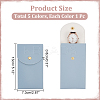 5Pcs 5 Colors Rectangle Imitation Leather Single Watch Storage Bag ABAG-NB0002-02-2