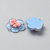Transparent Resin Pendants for Hairpin Accessories RESI-WH0081-02A-2