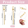 30Pcs Alloy Swivel Clasps HJEW-BM00028-2