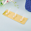 Self-adhesive Acrylic Wall Hook Hangers AJEW-TADJ0001-09B-03-4