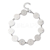 Religion 304 Stainless Steel Link Chain Bracelets for Women LS-BJEW-F524-01P-4