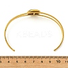 3Pcs 3 Styles Natural Abalone Shell 304 Stainless Steel Open Cuff Bangle Sets with Enamel BJEW-JB14413-01-6