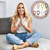 Round Beads Pendant Decoration HJEW-OC00023-6