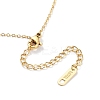 Butterfly Rhinestone Pendant Necklaces NJEW-F318-06G-3