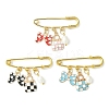 Bowknot & Bag Alloy Enamel Pendant Brooch Pin JEWB-BR00111-1