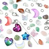 Natural & Synthetic Mixed Stone with Glass Charms FIND-FS0002-17-2