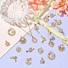 10 Styles Alloy Crystal Rhinestone Pendants FIND-YW0005-21-4