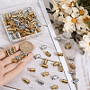 100Pcs 2 Colors Tibetan Style Alloy European Beads TIBEB-SP0001-02-3