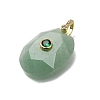 Natural Green Aventurine Pendants GG-CBA7610-06G-04-2