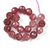 Natural Strawberry Quartz Beads Strands G-S345-10mm-21-3