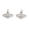 Brass with Cubic Zirconia Pendants KK-P271-31P-1