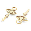 201 Stainless Steel Pendants STAS-N090-LA949-2-2
