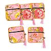 Chinese Style Floral Cloth Jewelry Storage Zipper Pouches LS-AJEW-D063-01F-1