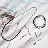 24Pcs 4 Colors Brass Lobster Claw Clasps KK-PH0002-96-3