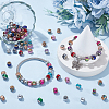 100Pcs Glass European Beads GLAA-SP0001-87-4