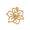 304 Stainless Steel Pendants STAS-S139-06G-10-1
