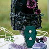 Halloween Theme Coffin Shaped Velvet Finger Ring Boxes VBOX-WH0015-01B-6