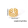 201 Stainless Steel Ring Link Chain Cuff Rings FS-WG16057-31-1