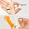 Iron Whistle with Rope NJEW-CN0001-11A-6