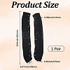 Acrylic Fiber Knit Socks with Button AJEW-WH20080-20B-2