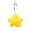 Cute Star Plush Pendant Decoration AJEW-U004-01-2