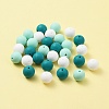 30Pcs 3 Colors Silicone Beads Round Rubber Bead 15MM Loose Spacer Beads for DIY Supplies Jewelry Keychain Making SIL-FS0001-01E-6